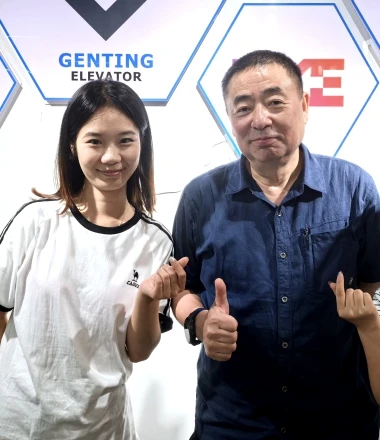 Group photo of Korean customers