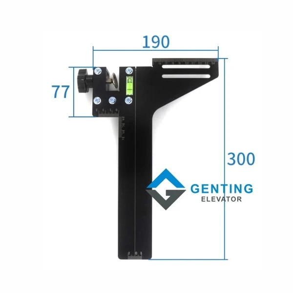 Elevator stainless steel guide rail alignment Elevator stainless steel guide rail alignment