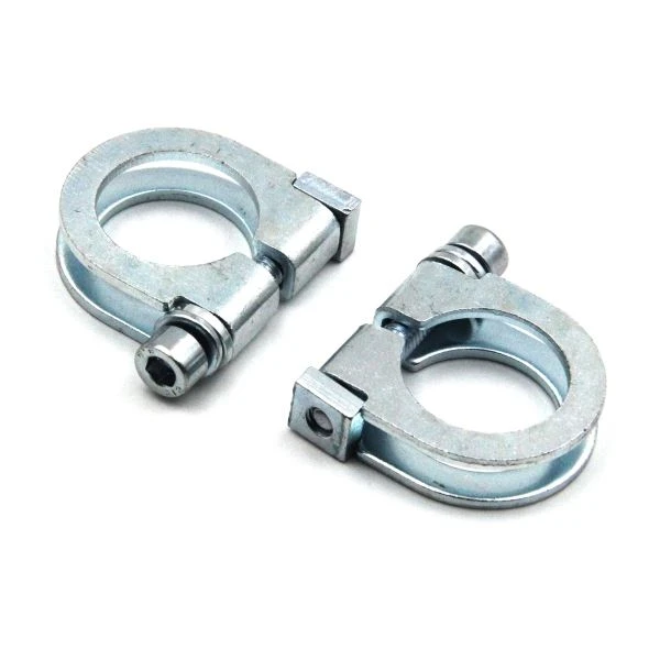 Escalator shaft clamp ring