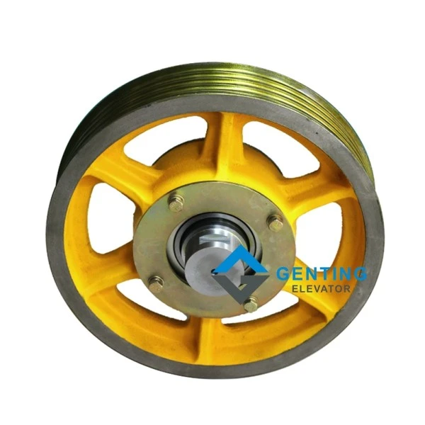 Hitachi elevator counter weight steel wire rope deflector sheave Hitachi elevator counter weight steel wire rope deflector sheave