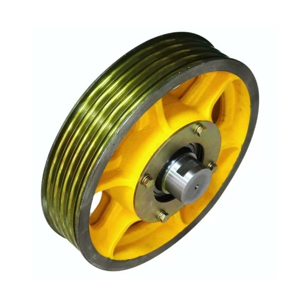 Hitachi elevator steel wire rope guide wheel