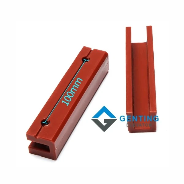 Kone elevator DX26 guide shoe insert 140x10mm Kone elevator DX26 guide shoe insert 140x10mm
