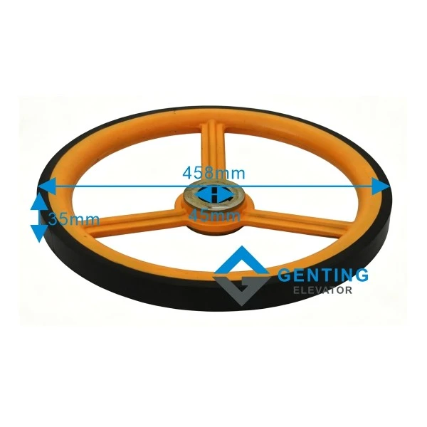 Lg sigma escalator handrail drive wheel 458MM Lg sigma escalator handrail drive wheel 458MM