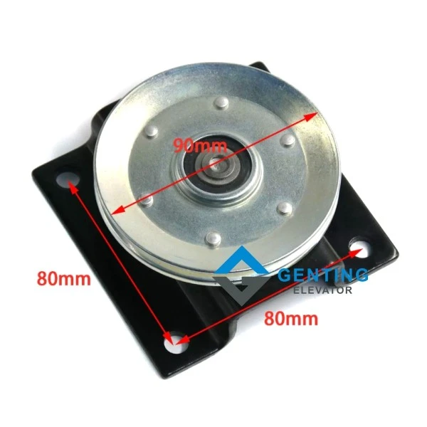 Mitsubishi Xizi otis elevator door wire rope wheel 90mm Mitsubishi Xizi otis elevator door wire rope wheel 90mm