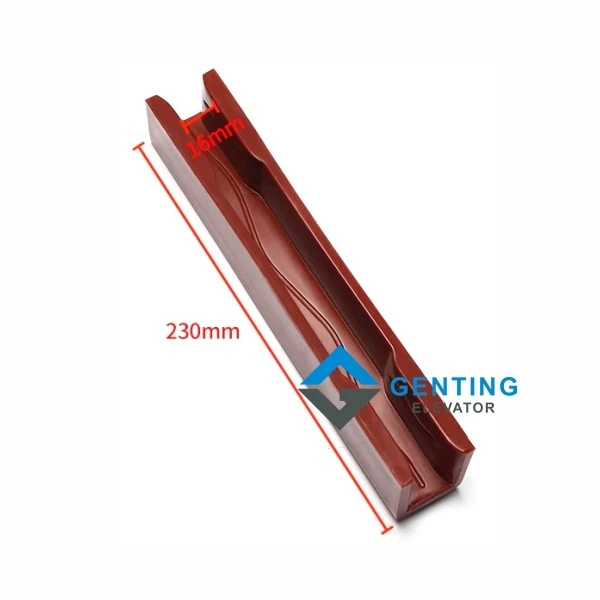 Mitsubishi high speed elevator guide shoe lining 230x16 Mitsubishi high speed elevator guide shoe lining 230x16