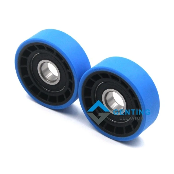 Schindler escalator blue step wheel Skeleton roller Schindler escalator blue step wheel Skeleton roller