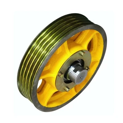 Hitachi elevator steel wire rope guide wheel