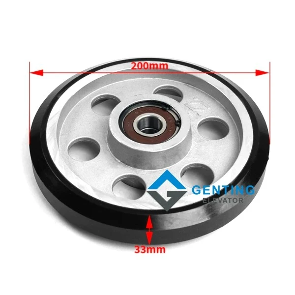 ThyssenKrupp Toshiba Otis high-speed elevator guide shoe wheel 200mm ThyssenKrupp Toshiba Otis high-speed elevator guide shoe wheel 200mm