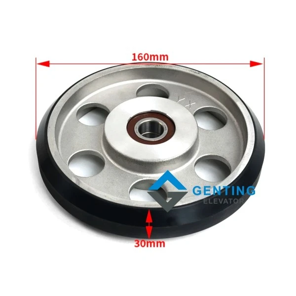 ThyssenKrupp Toshiba Otis elevator guide shoe wheel 160mm ThyssenKrupp Toshiba Otis elevator guide shoe wheel 160mm